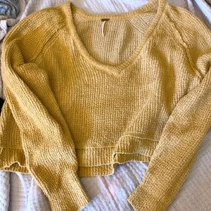 Free people cropped sweater